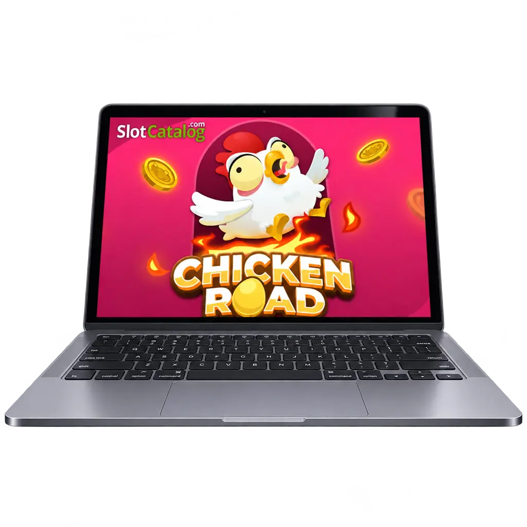 Gallina cruzando la carretera en la Chicken Road demo